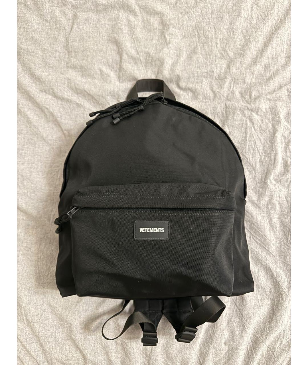VETEMENTS Черный рюкзак, фото 5