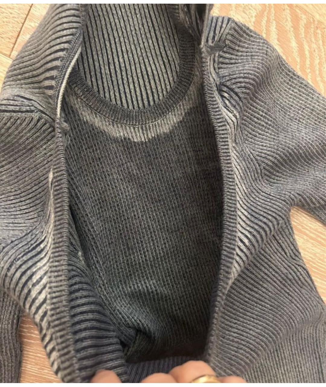 DIESEL Синее хлопковое повседневное платье, фото 4