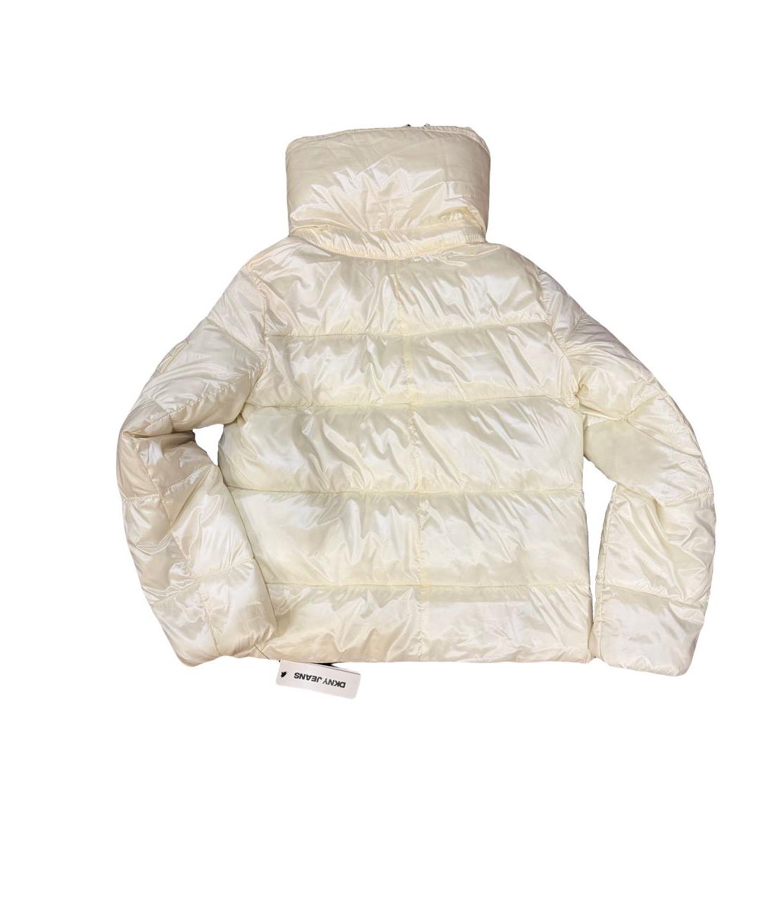 DKNY Бежевая полиэстеровая куртка, фото 4