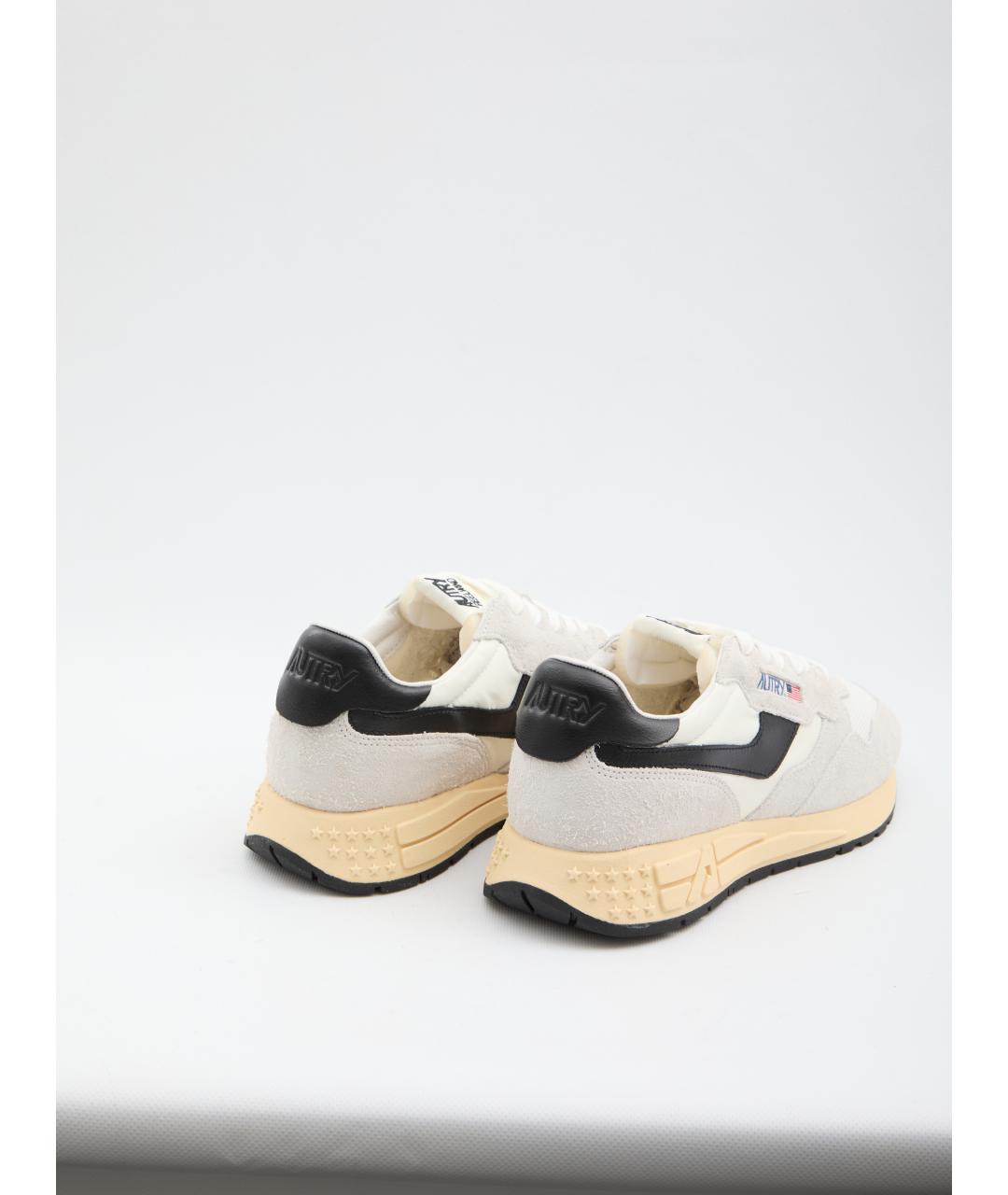 AUTRY Белые замшевые низкие кроссовки / кеды, фото 4