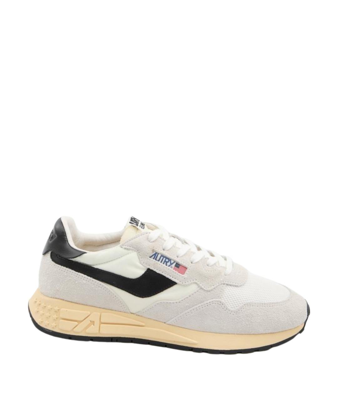 AUTRY Белые замшевые низкие кроссовки / кеды, фото 1