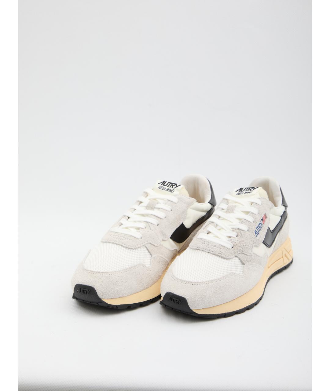 AUTRY Белые замшевые низкие кроссовки / кеды, фото 2