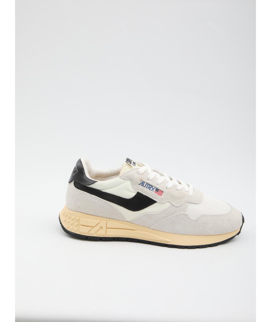 AUTRY Белые замшевые низкие кроссовки / кеды, фото 6