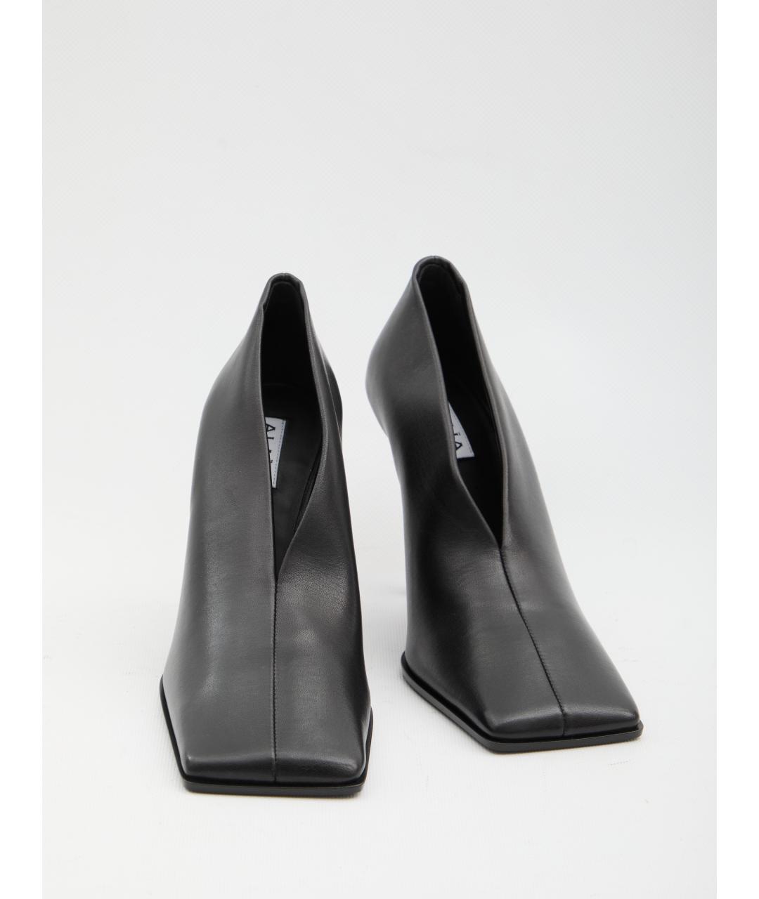 ALAIA Черные кожаные туфли, фото 5