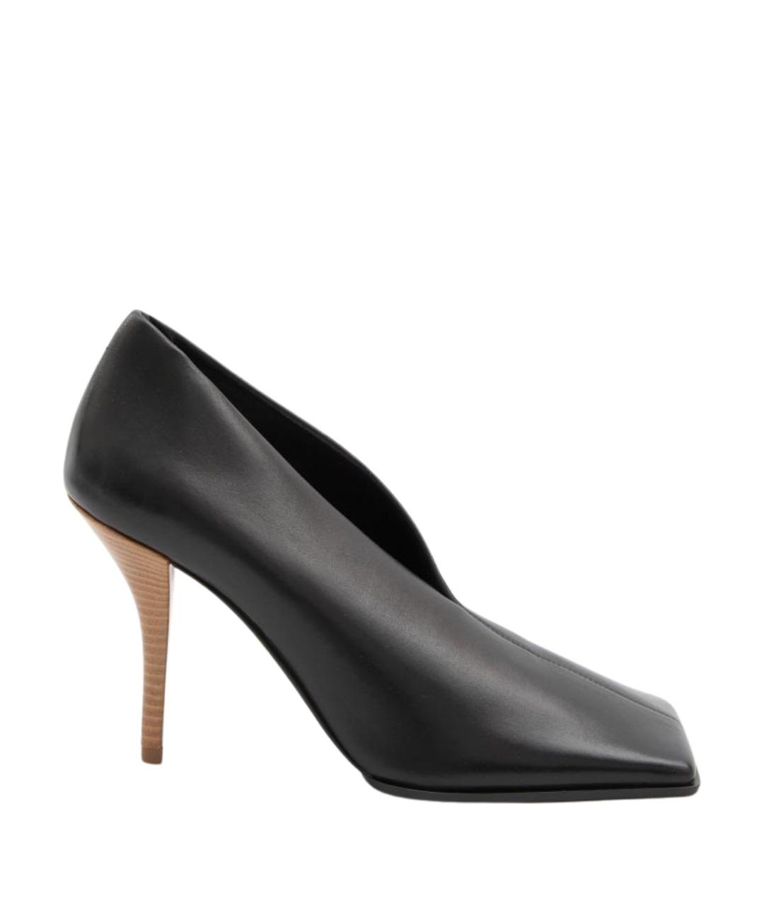 ALAIA Черные кожаные туфли, фото 1