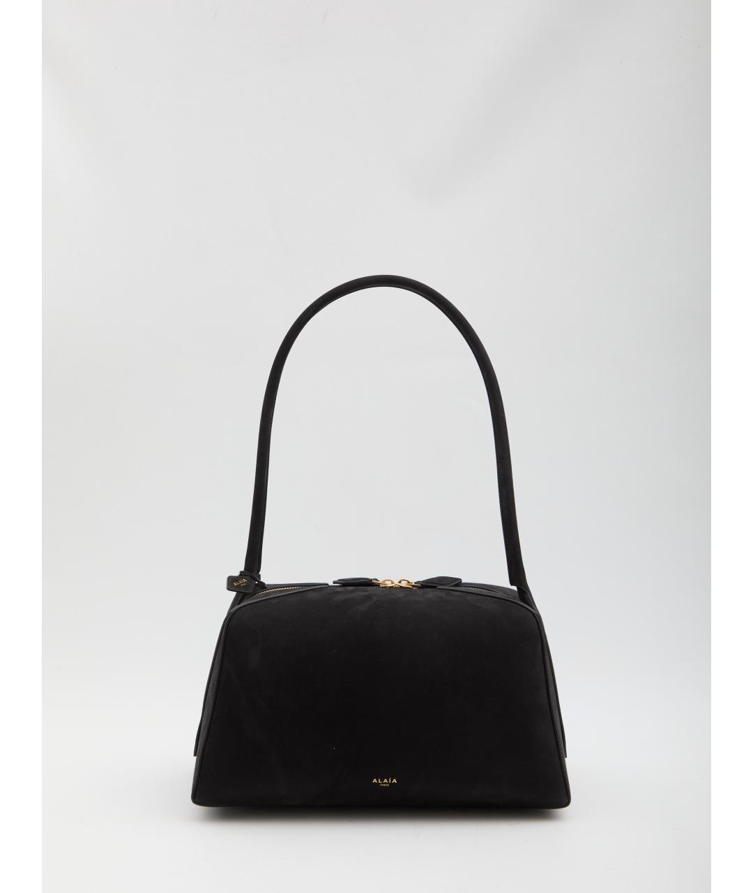 ALAIA Черная замшевая сумка через плечо, фото 5