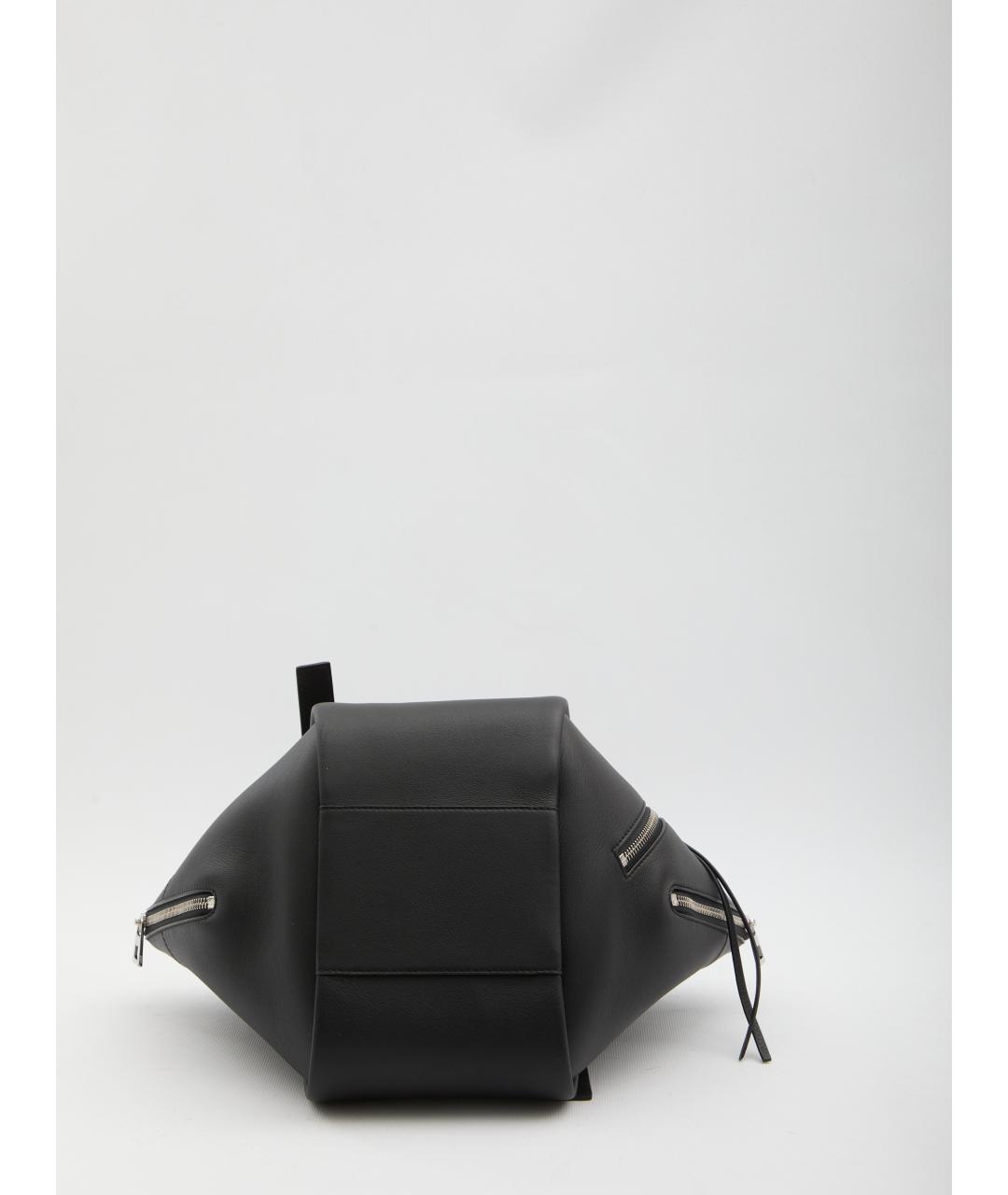 LOEWE Черная кожаная сумка тоут, фото 3