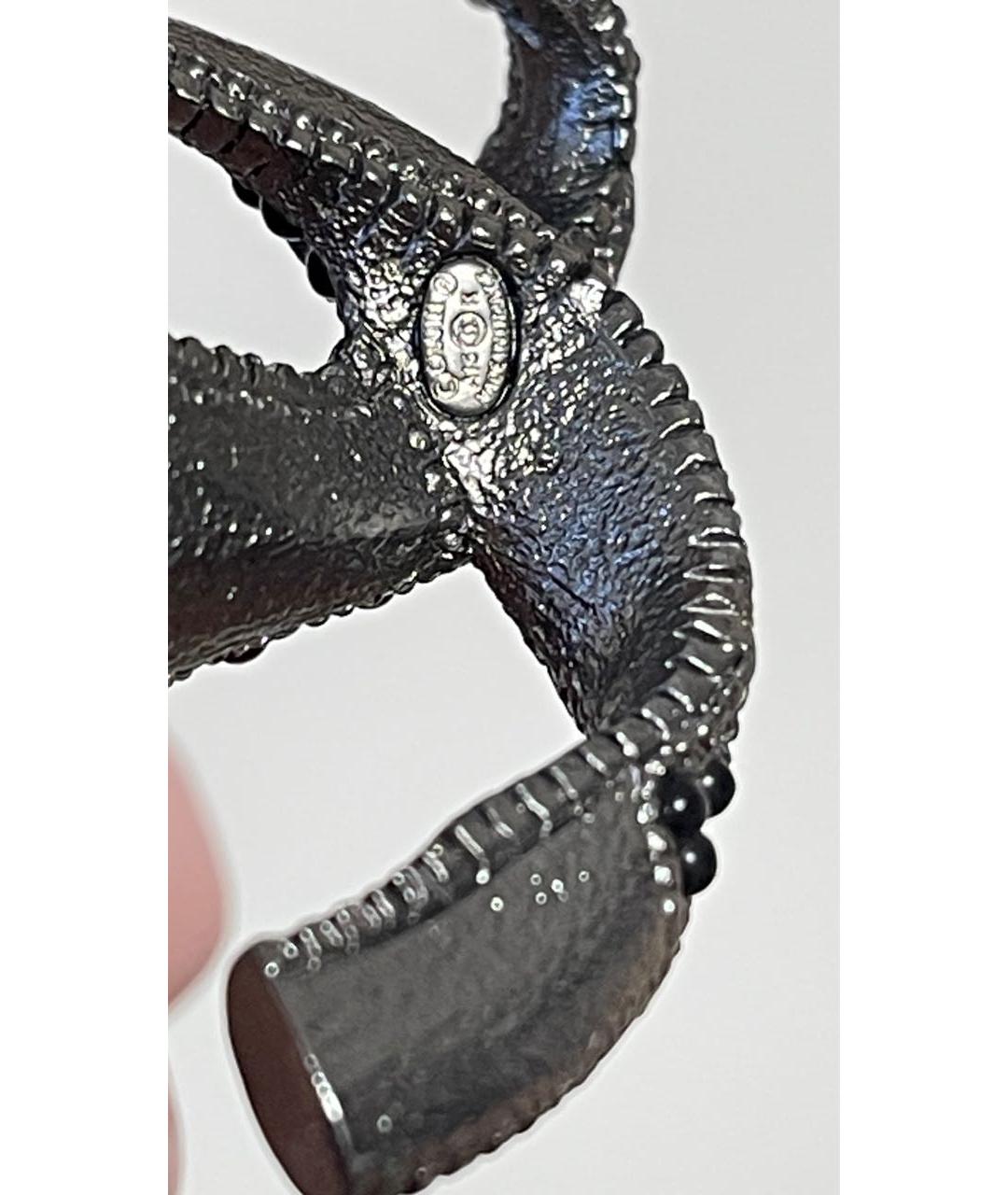 CHANEL Серебряная металлическая булавка / брошь, фото 5