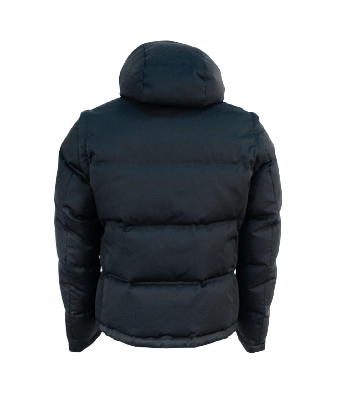 HUGO BOSS Черный полиэстеровый пуховик, фото 2