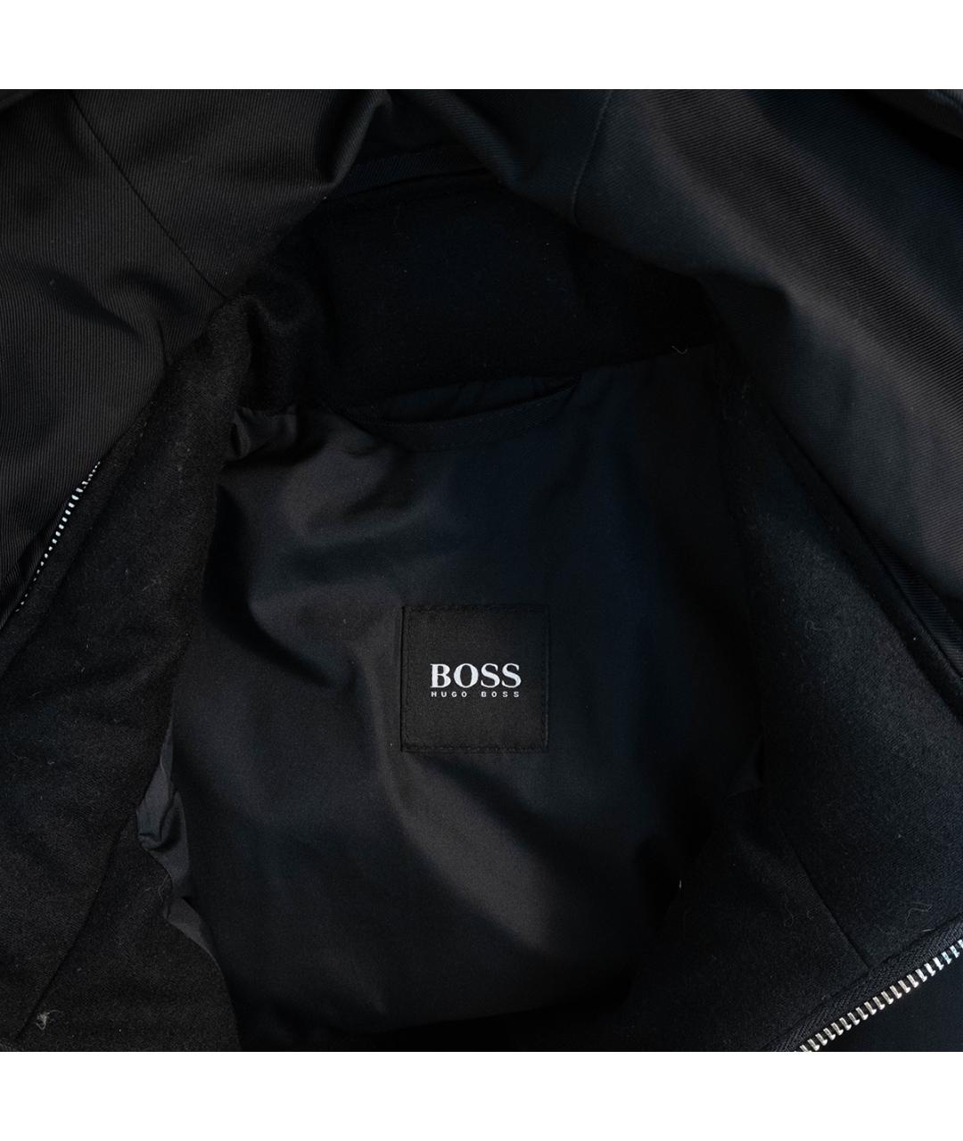 HUGO BOSS Черный полиэстеровый пуховик, фото 3