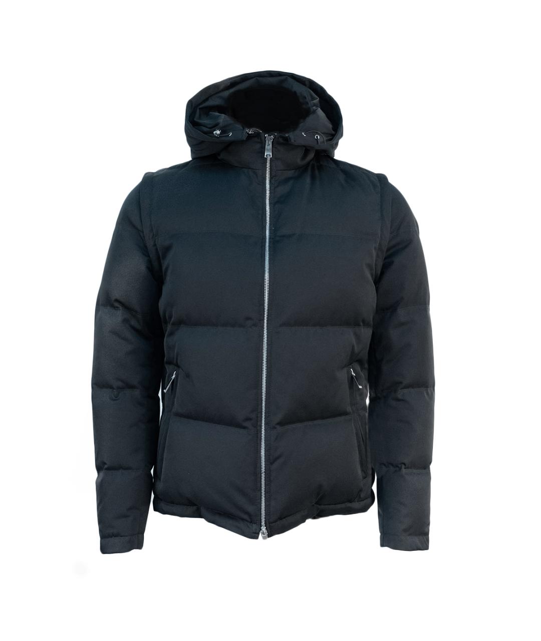 HUGO BOSS Черный полиэстеровый пуховик, фото 1