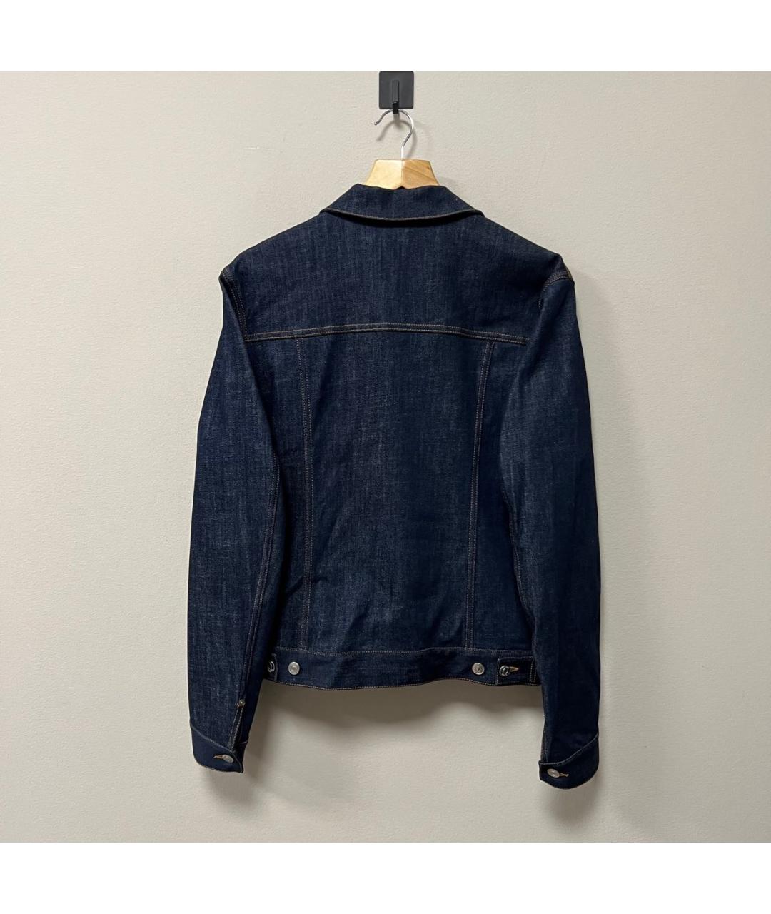 CHRISTIAN DIOR Темно-синяя деним куртка, фото 3