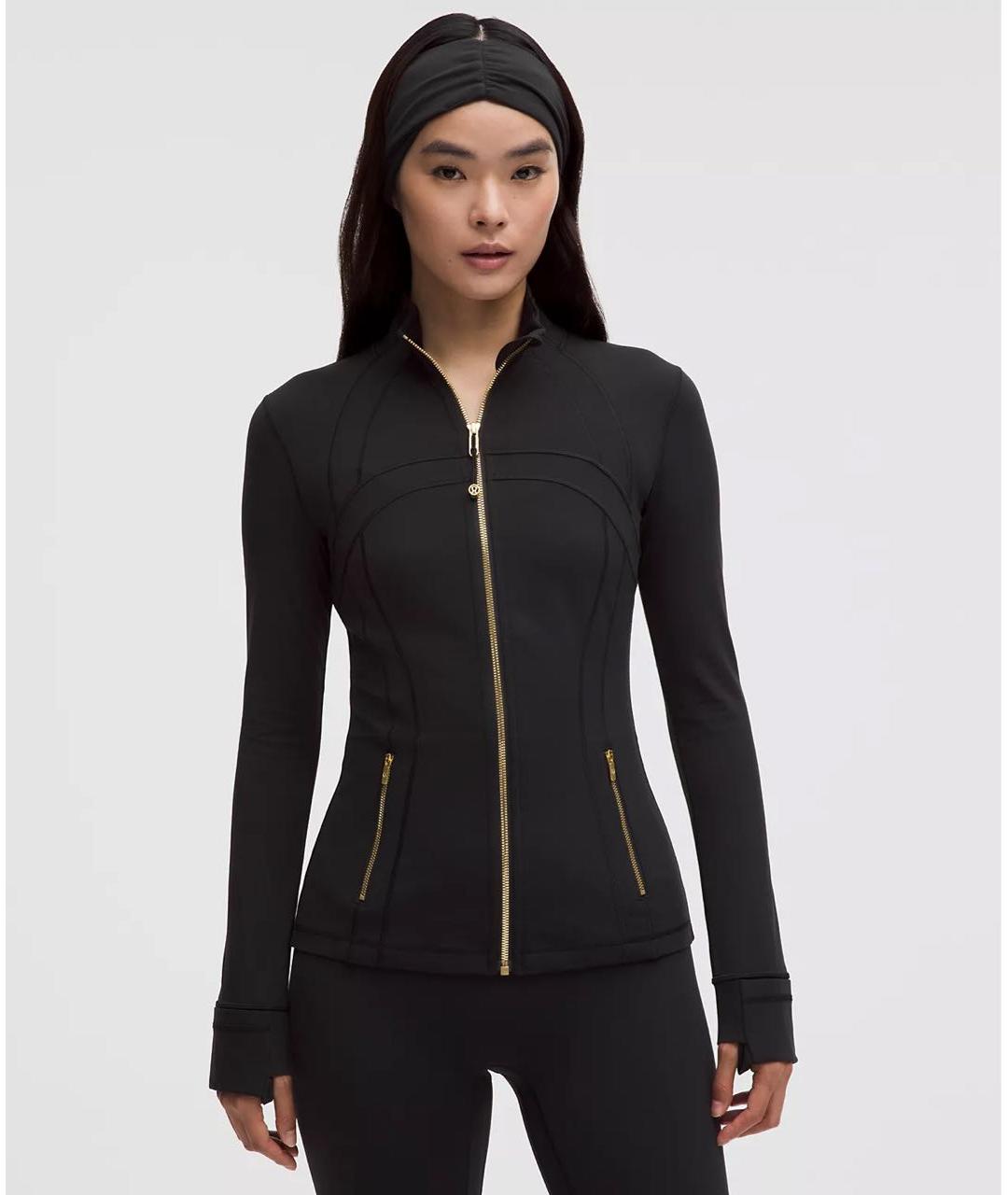 Lululemon Черная синтетическая спортивная куртка, фото 6