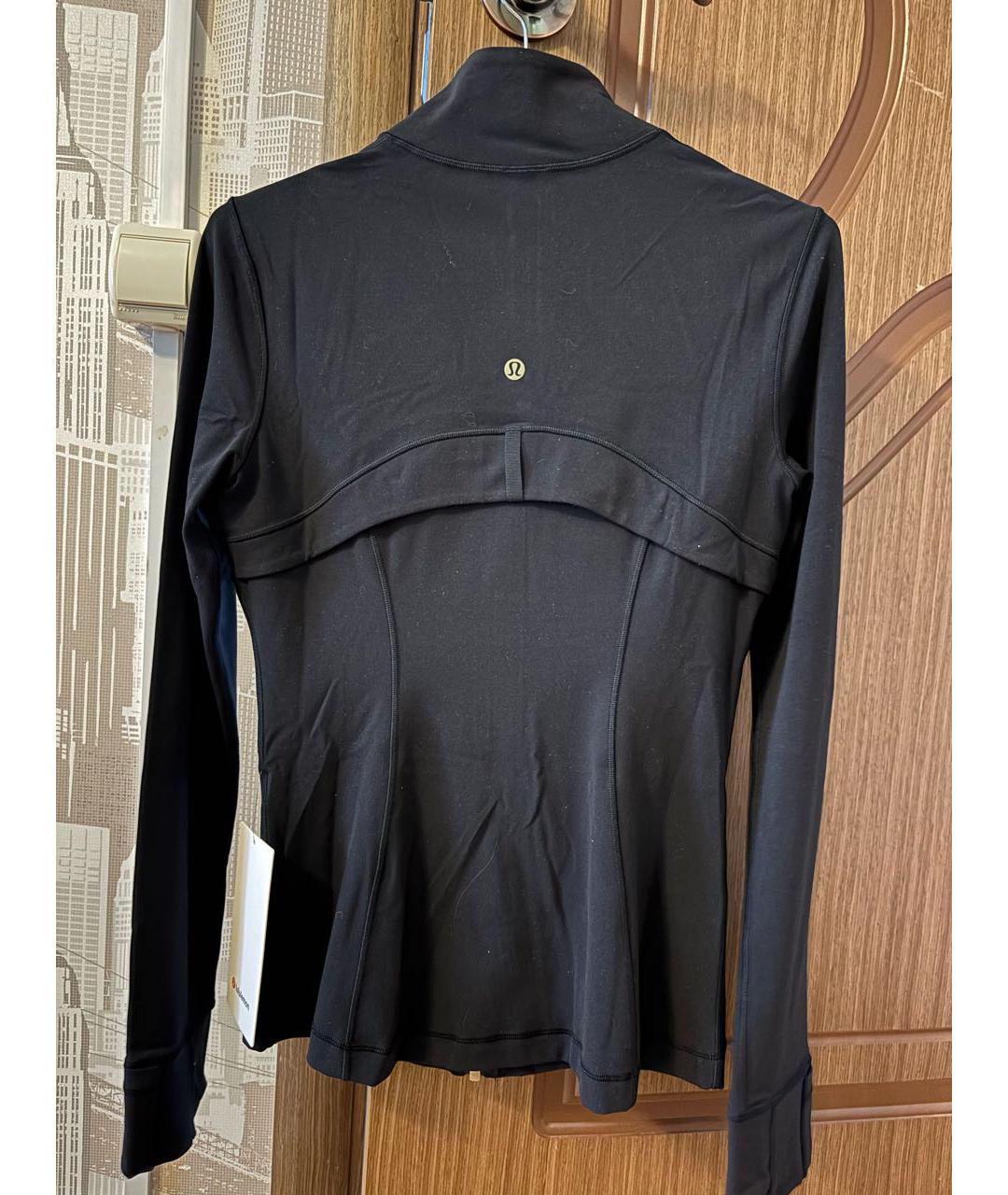 Lululemon Черная синтетическая спортивная куртка, фото 2