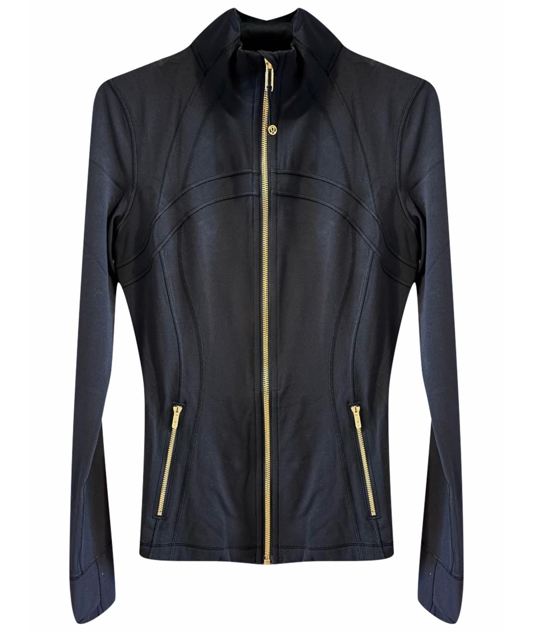 Lululemon Черная синтетическая спортивная куртка, фото 1