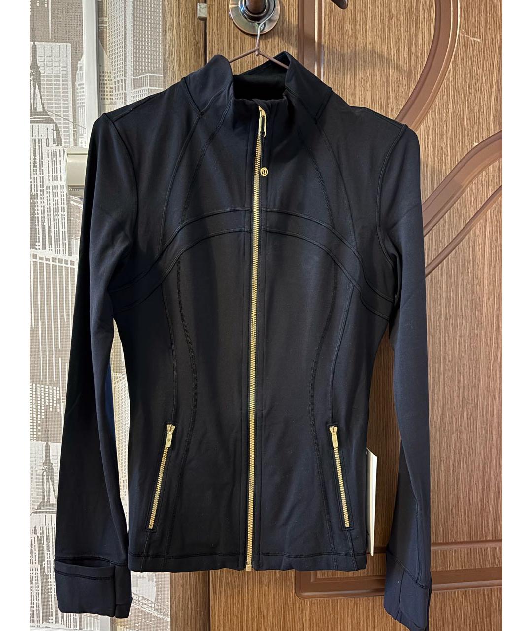 Lululemon Черная синтетическая спортивная куртка, фото 8