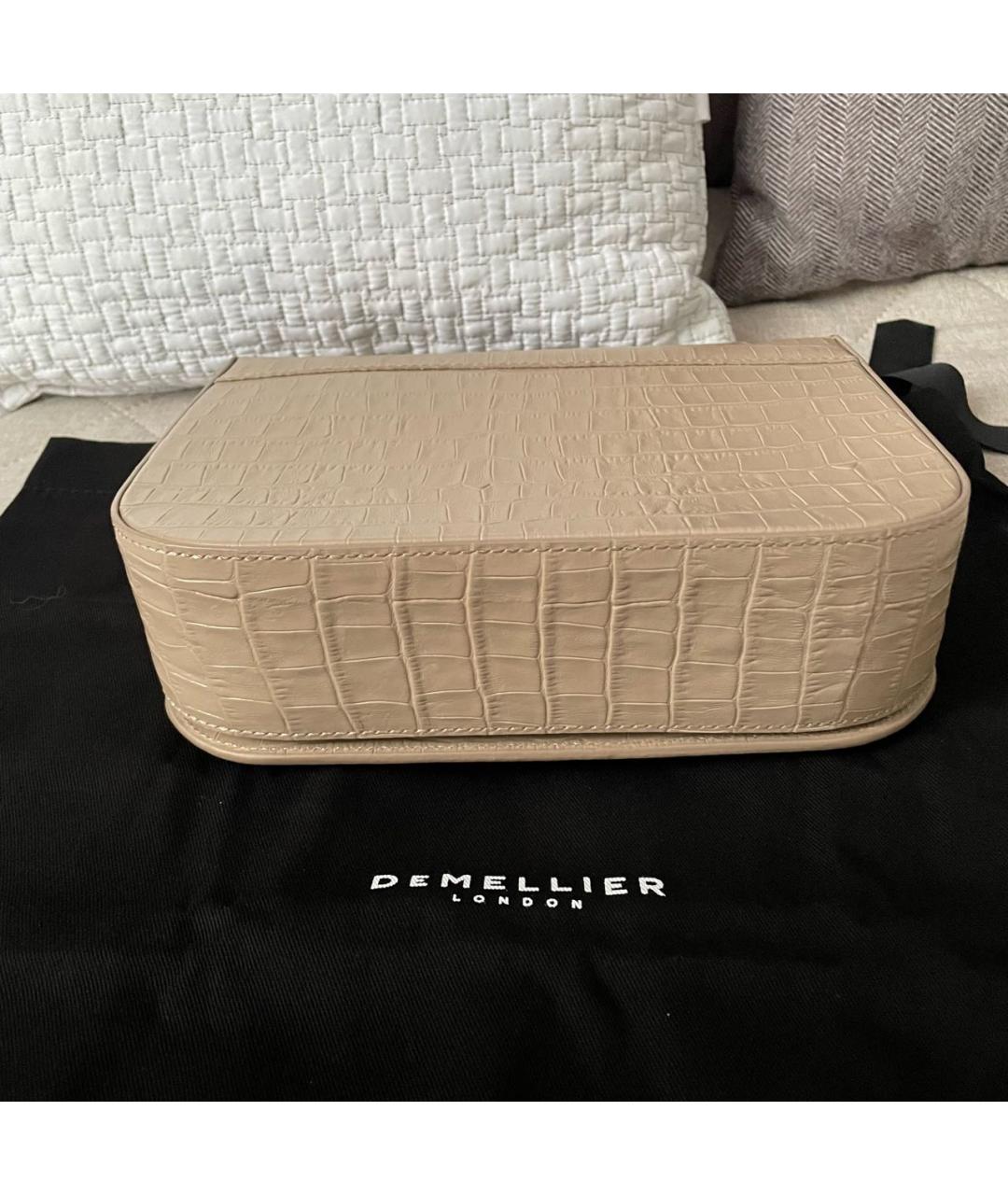 DEMELLIER Бежевая кожаная сумка через плечо, фото 5