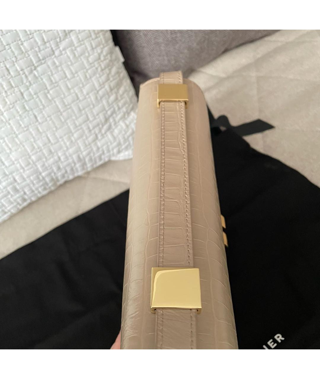 DEMELLIER Бежевая кожаная сумка через плечо, фото 8