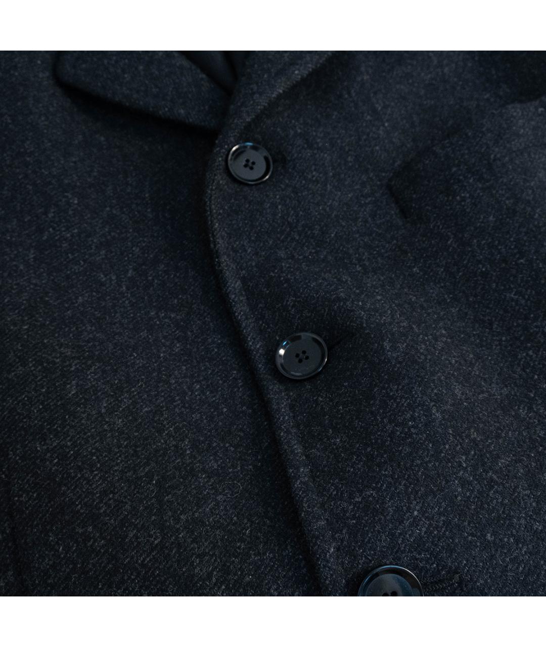 CERRUTI 1881 Серое шерстяное пальто, фото 4