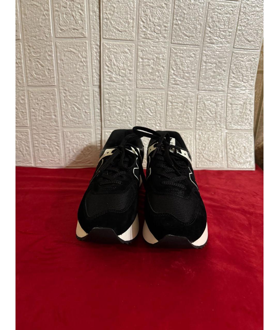 NEW BALANCE Черные замшевые кроссовки, фото 2