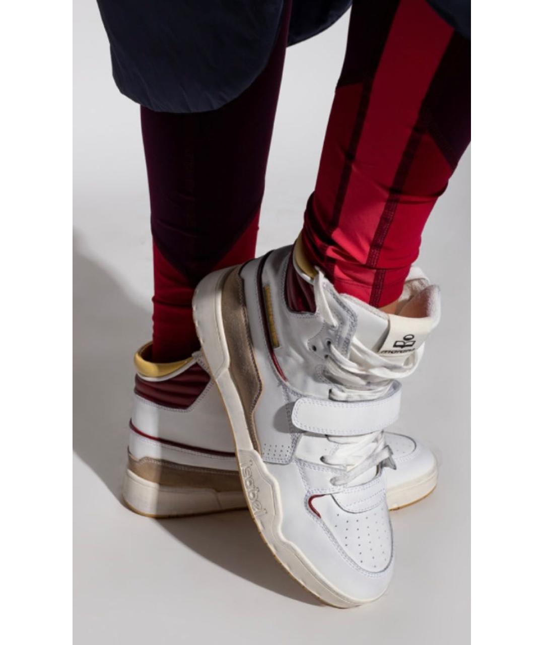 ISABEL MARANT Белые кожаные кроссовки, фото 2