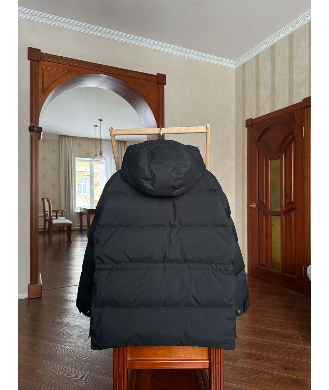 12 STOREEZ Черный полиэстеровый пуховик, фото 4