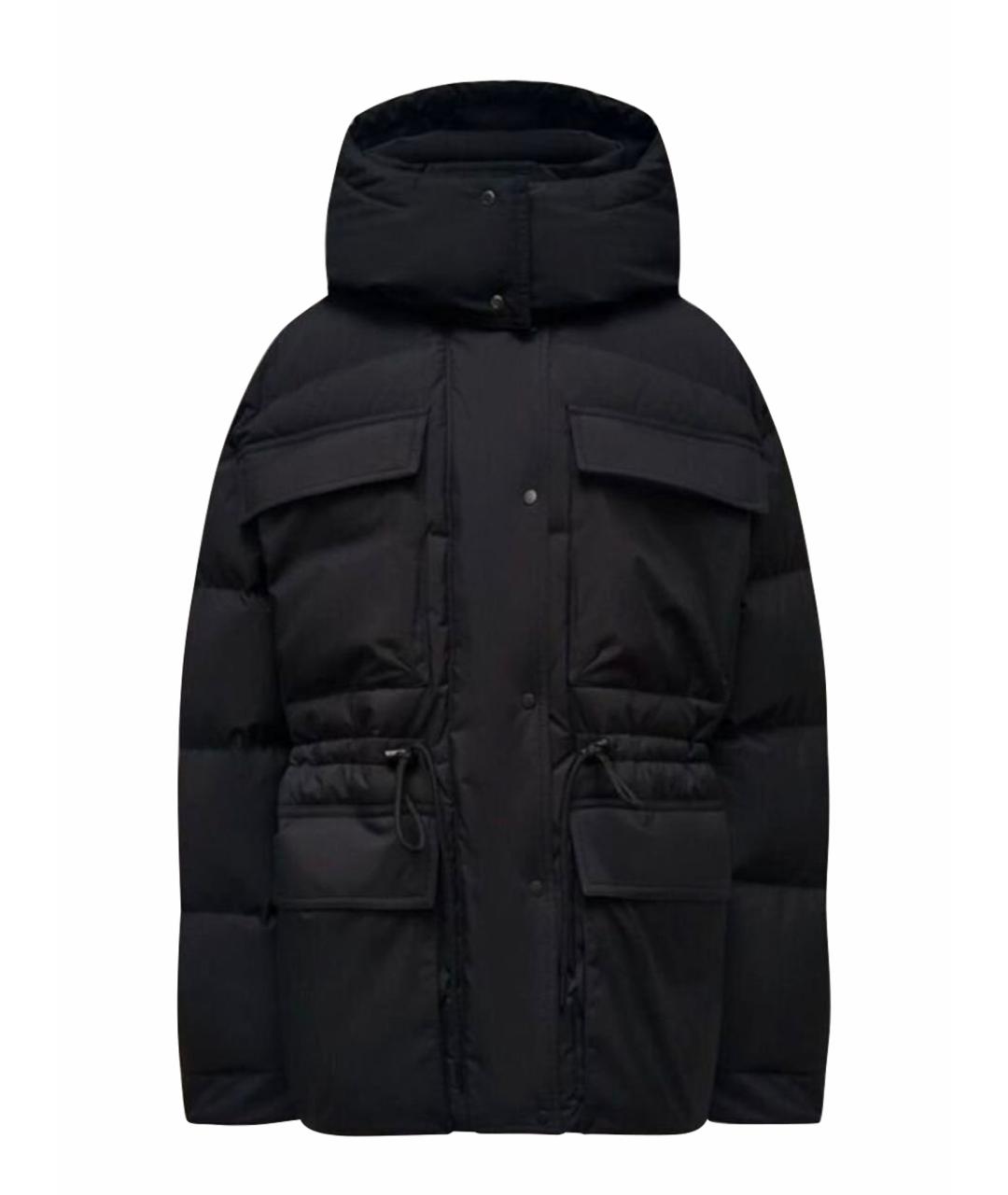 12 STOREEZ Черный полиэстеровый пуховик, фото 7