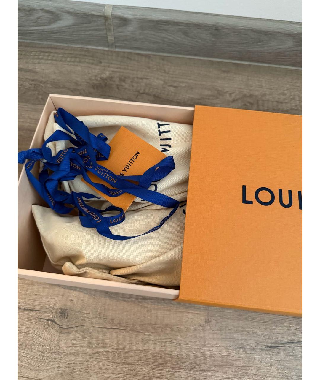 LOUIS VUITTON Белые кожаные кеды, фото 8