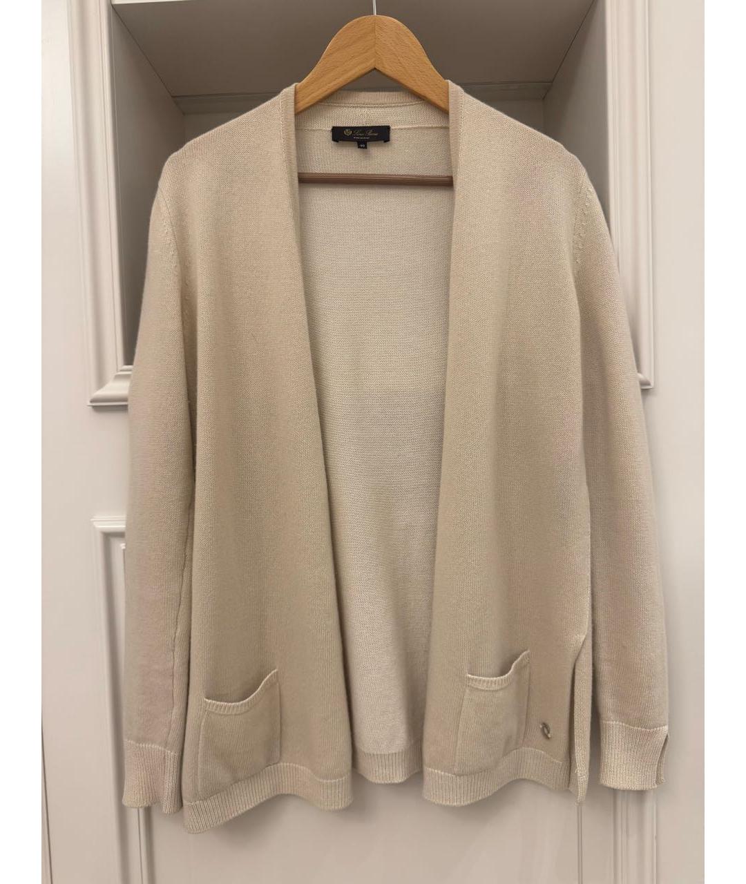 LORO PIANA Бежевый кашемировый костюм с брюками, фото 7