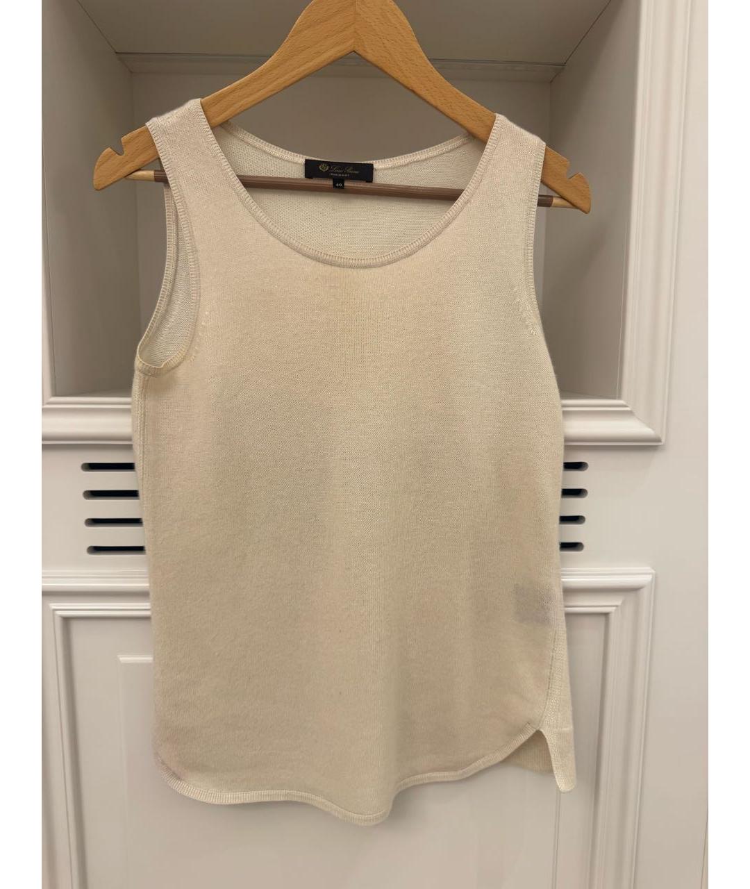 LORO PIANA Бежевый кашемировый костюм с брюками, фото 6