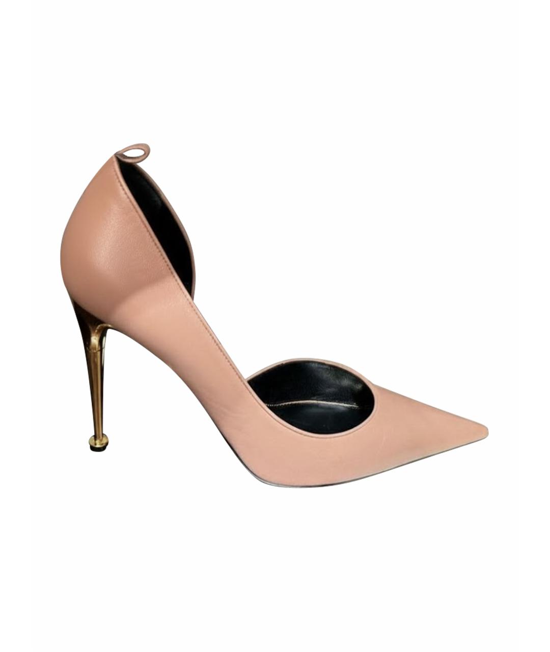 TOM FORD Бежевые кожаные туфли, фото 1