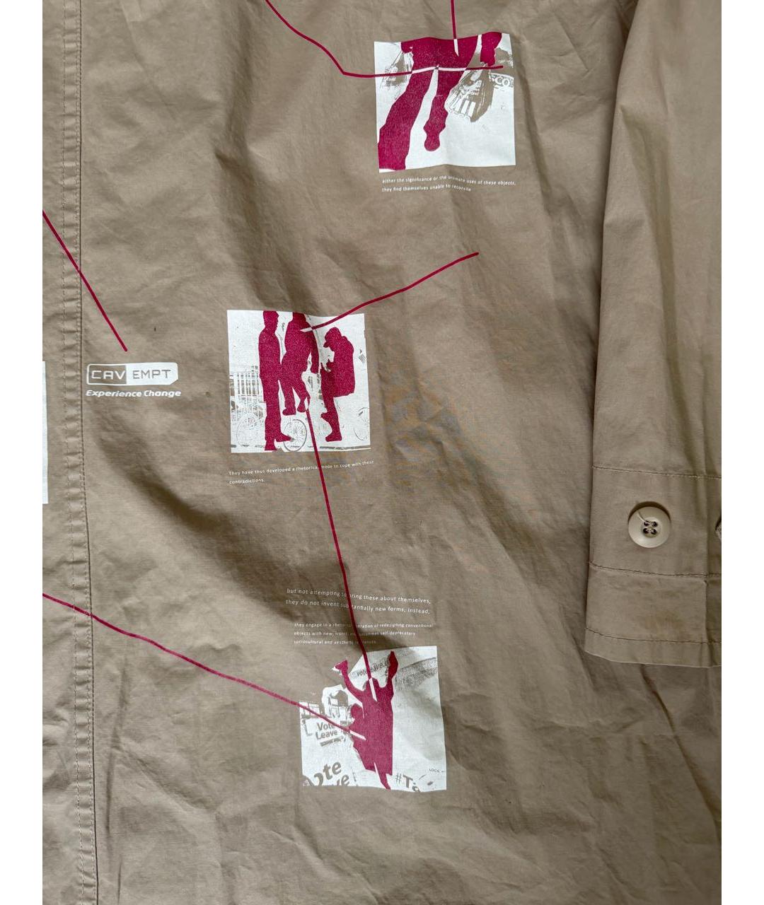 CAV EMPT Бежевая хлопковая куртка, фото 4
