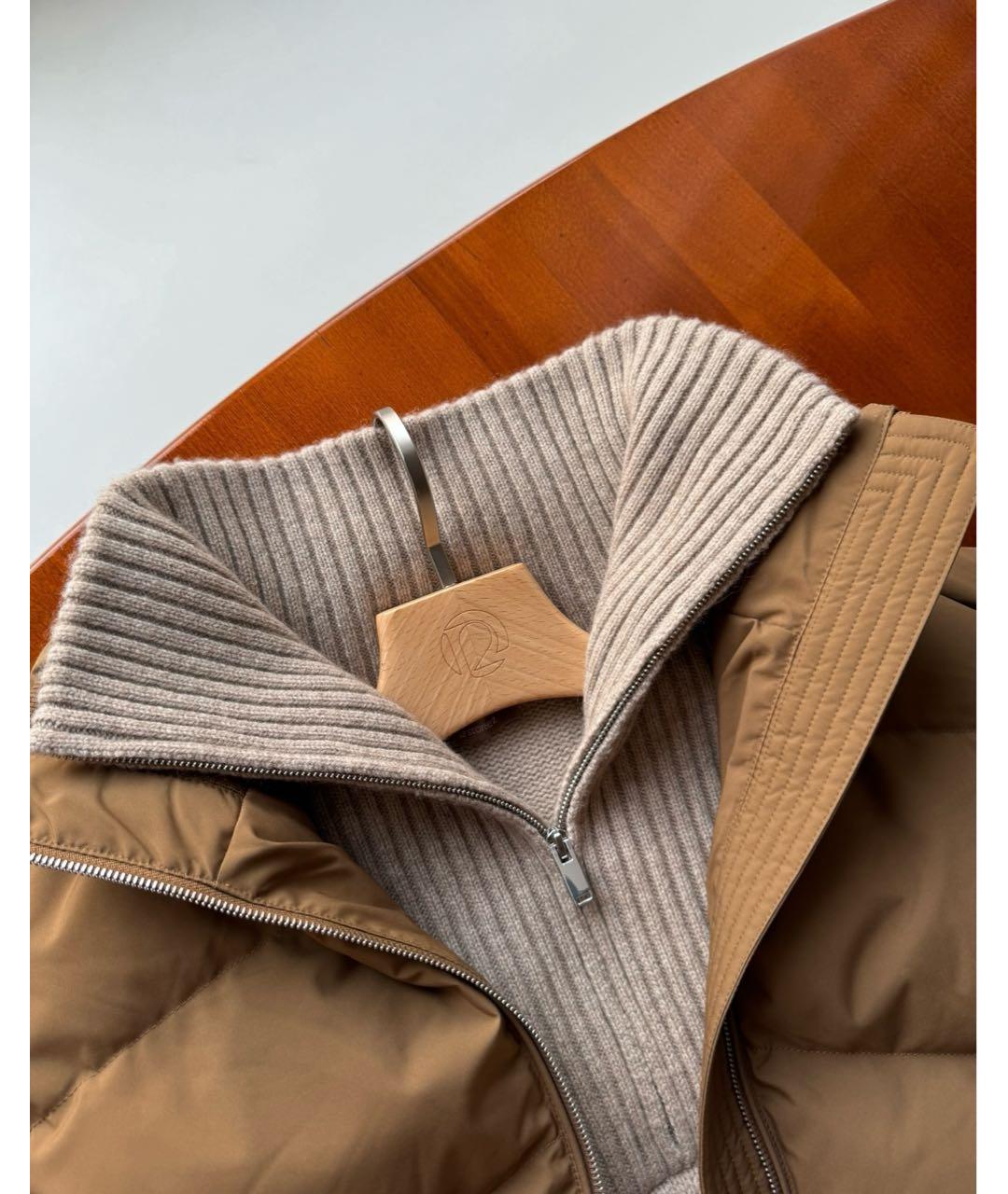 12 STOREEZ Бежевый шерстяной джемпер / свитер, фото 6