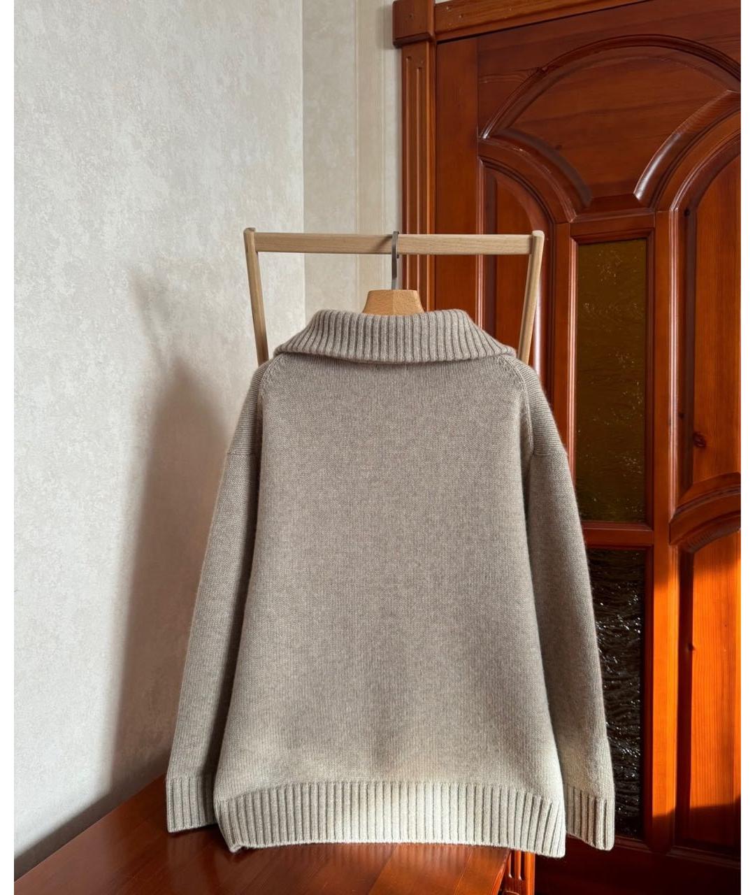 12 STOREEZ Бежевый шерстяной джемпер / свитер, фото 2