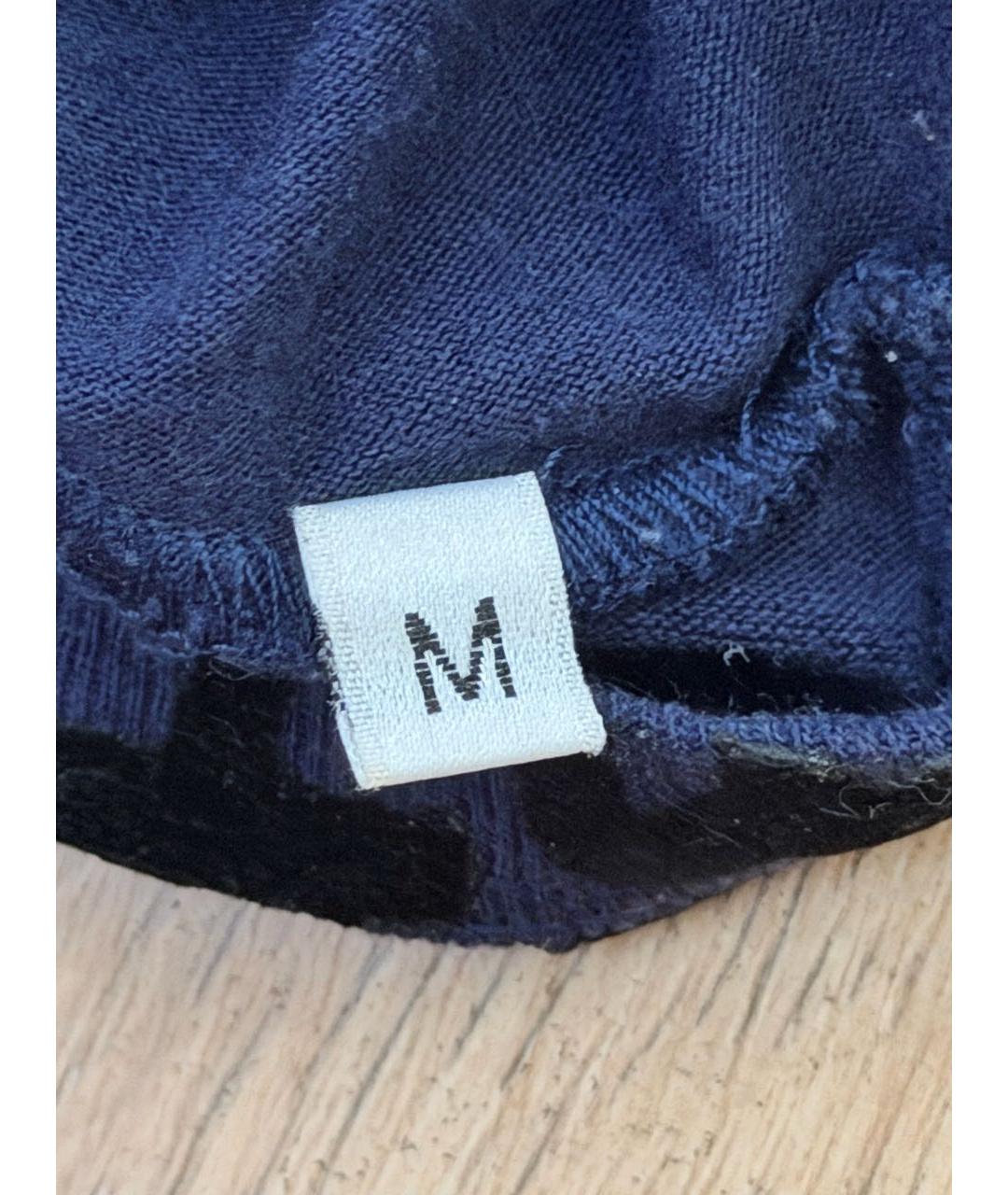 MAISON MARGIELA Синяя хлопковая футболка, фото 5