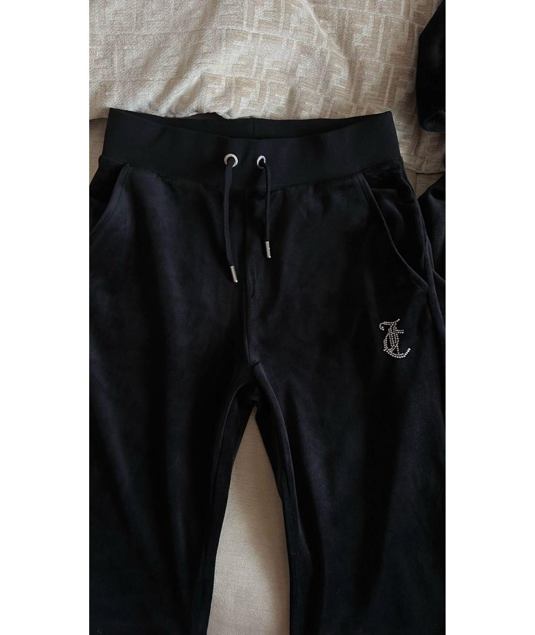 JUICY COUTURE Черный велюровый спортивные костюмы, фото 5