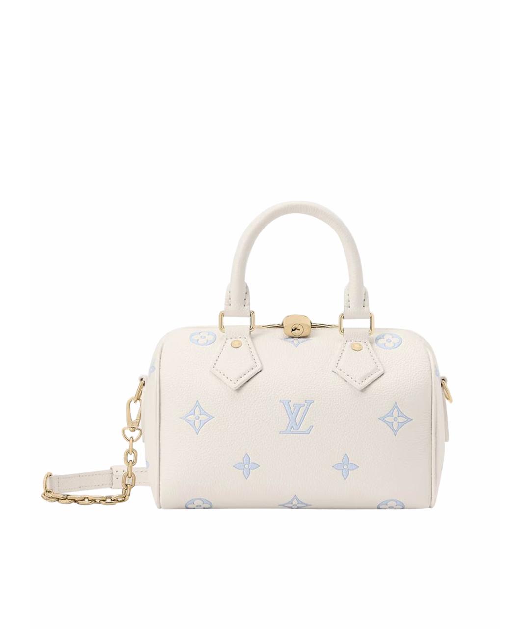 LOUIS VUITTON Белая кожаная сумка тоут, фото 1