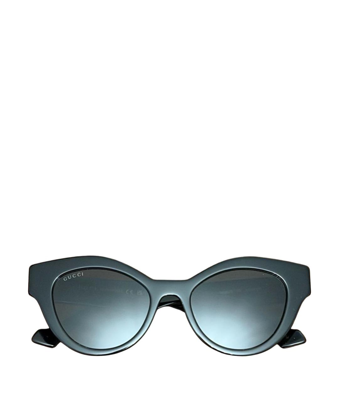 GUCCI Черные пластиковые солнцезащитные очки, фото 1
