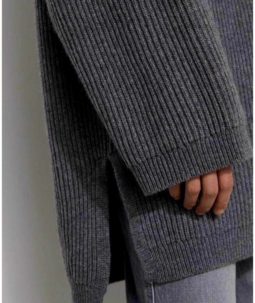 12 STOREEZ Серый шерстяной джемпер / свитер, фото 8