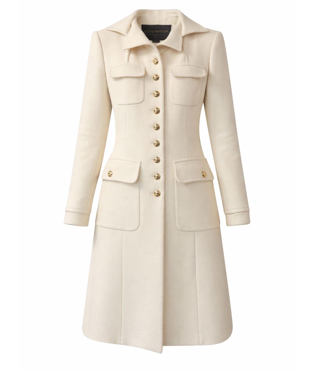 LOUIS VUITTON Бежевое кашемировое пальто, фото 1