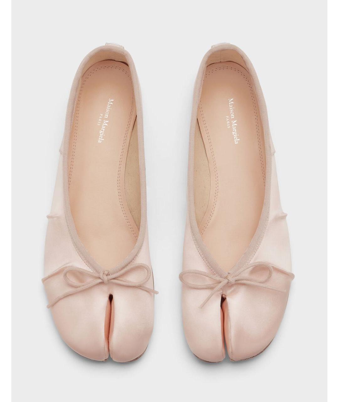 MAISON MARGIELA Черные текстильные балетки, фото 4