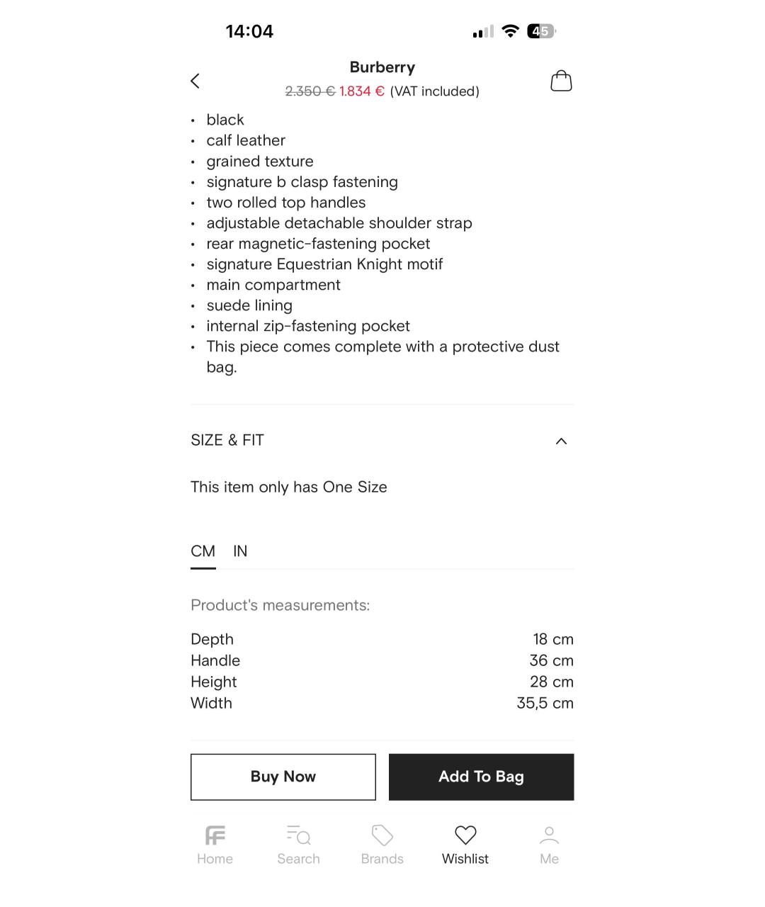 BURBERRY Черная кожаная сумка тоут, фото 5