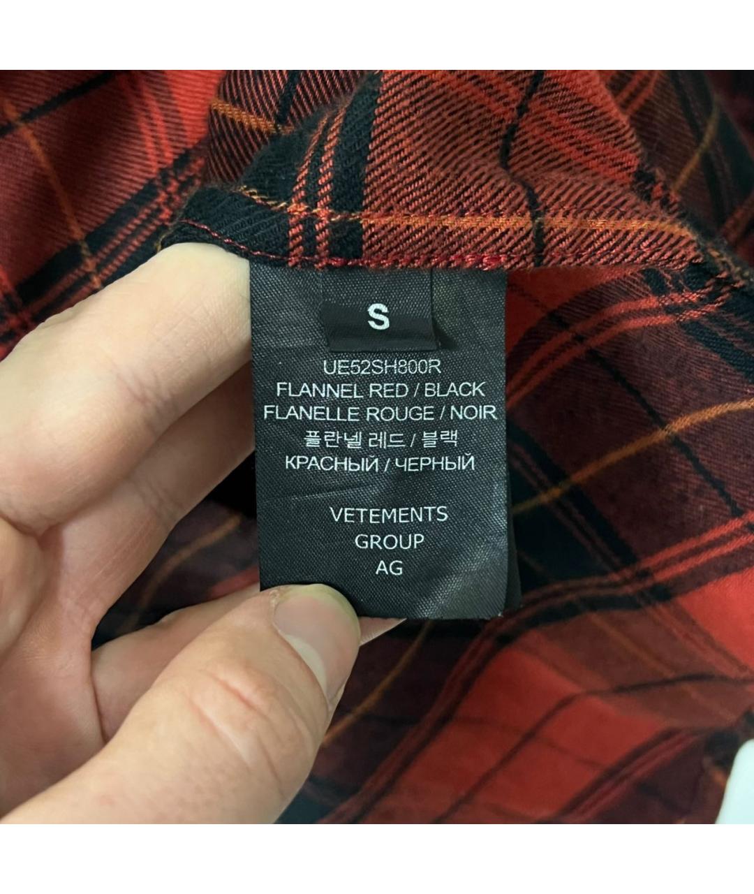 VETEMENTS Кэжуал рубашка, фото 5