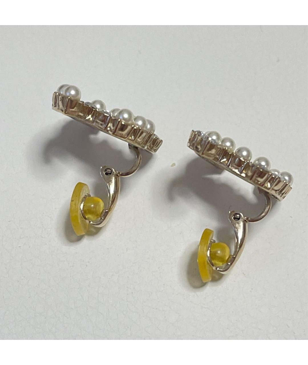 CHANEL Золотые позолоченные клипсы, фото 4