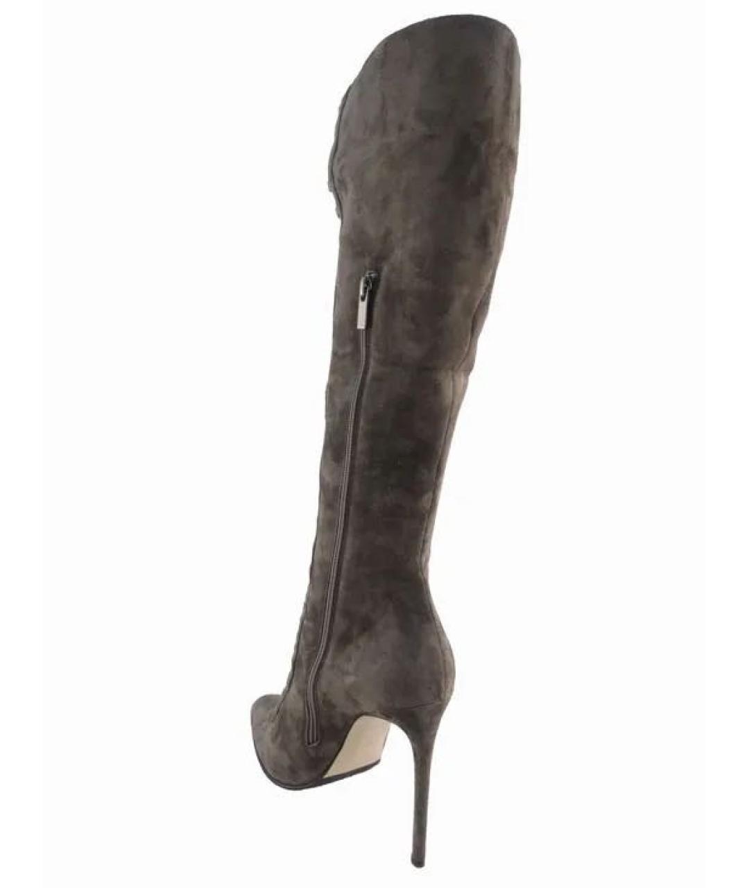 LE SILLA Серые замшевые сапоги, фото 2