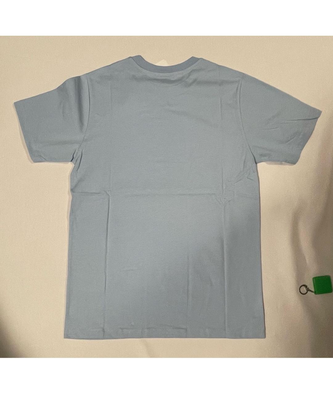 KENZO Голубая хлопковая футболка, фото 2