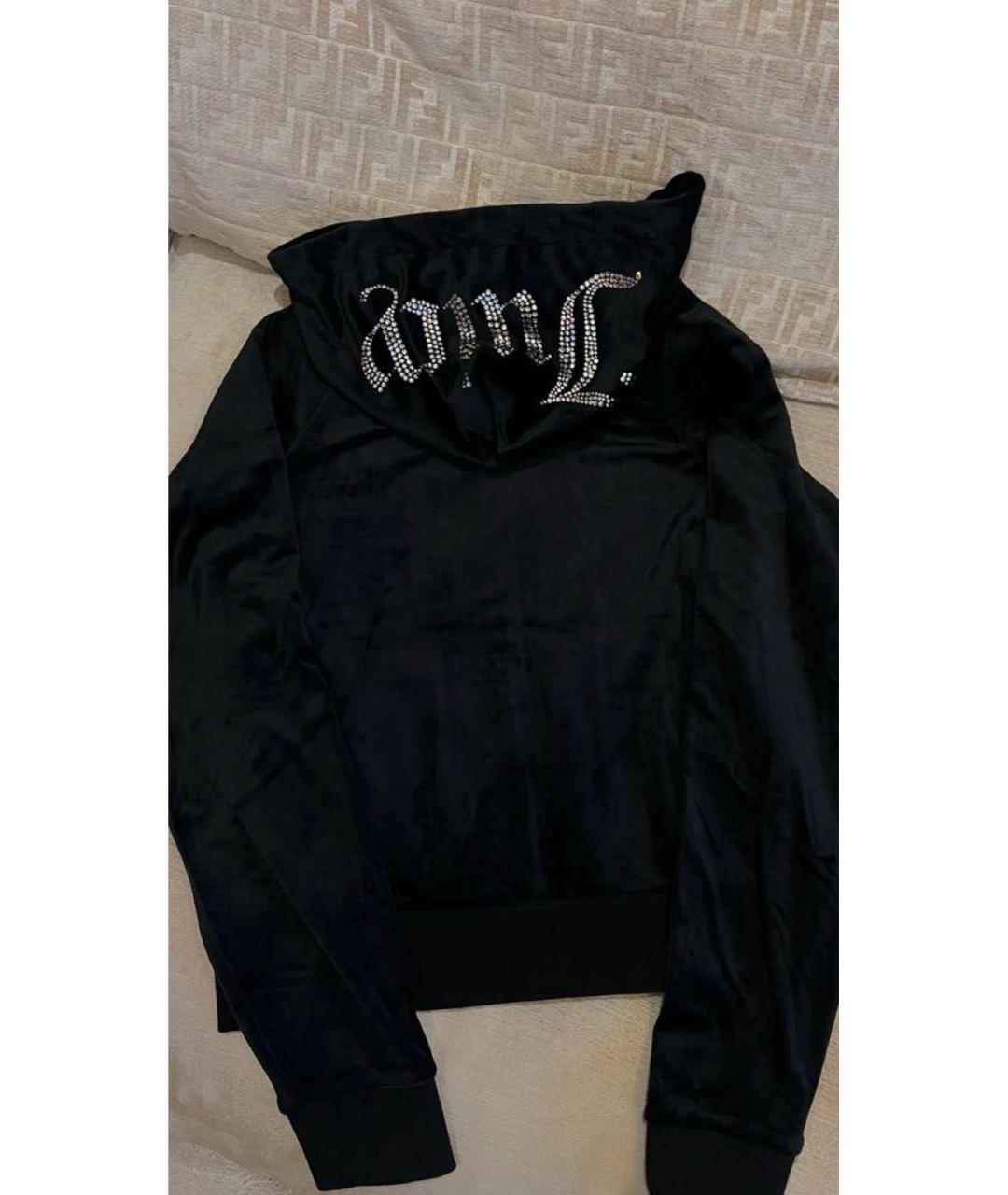 JUICY COUTURE Черный велюровый спортивные костюмы, фото 3