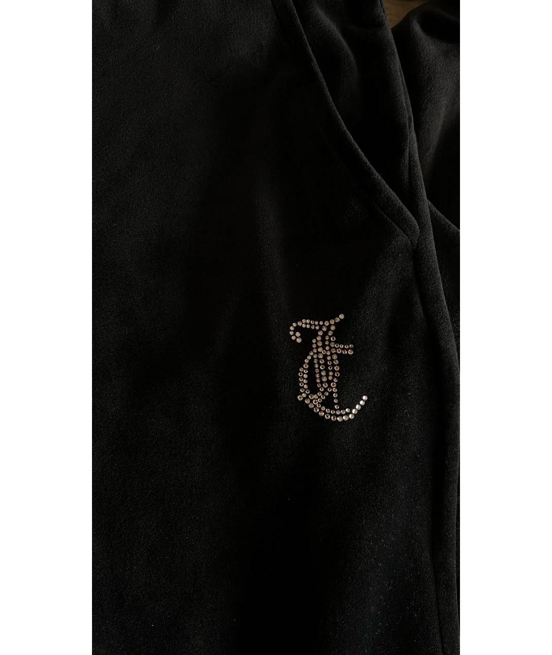 JUICY COUTURE Черный велюровый спортивные костюмы, фото 7