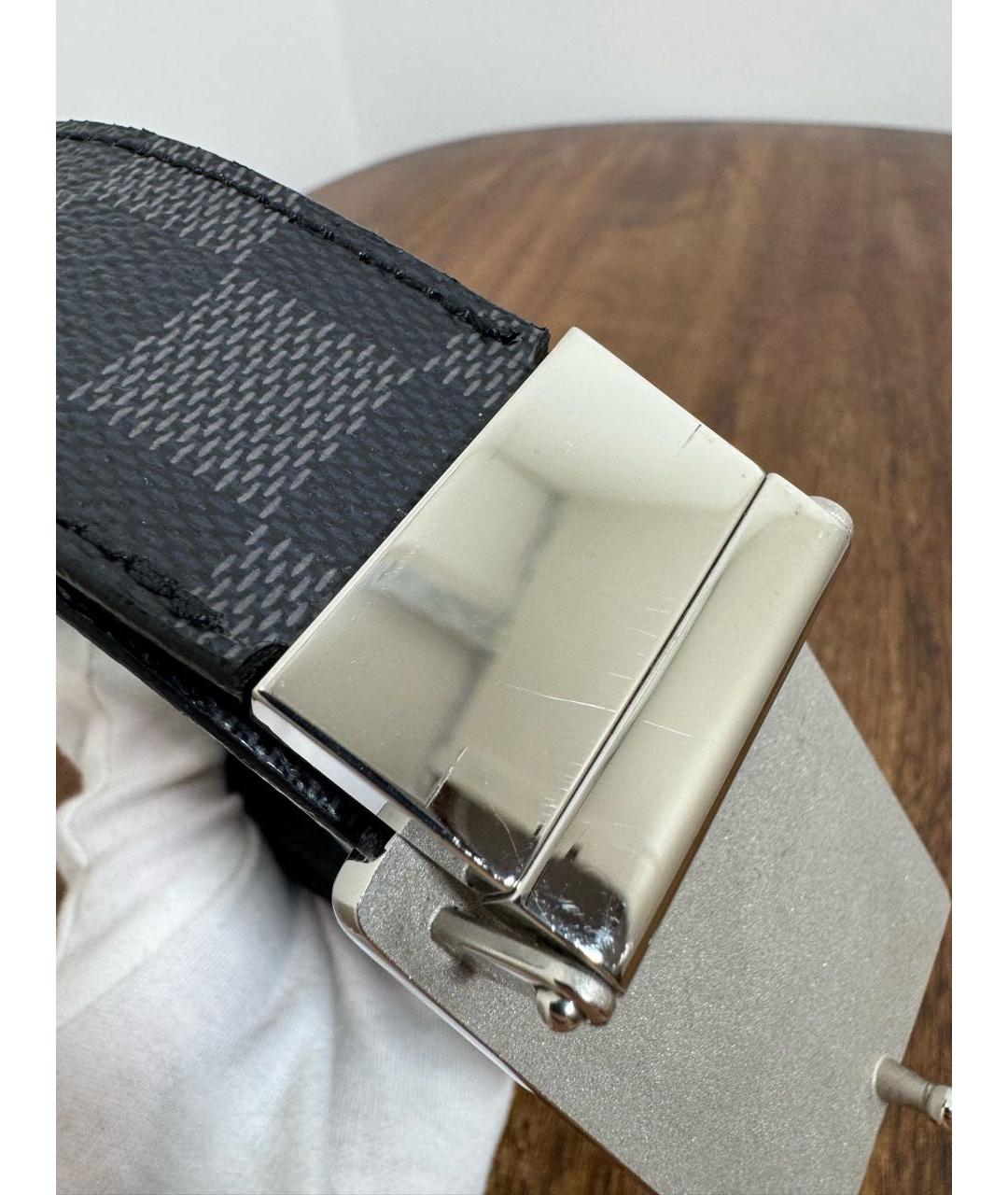 LOUIS VUITTON Черный ремень, фото 7