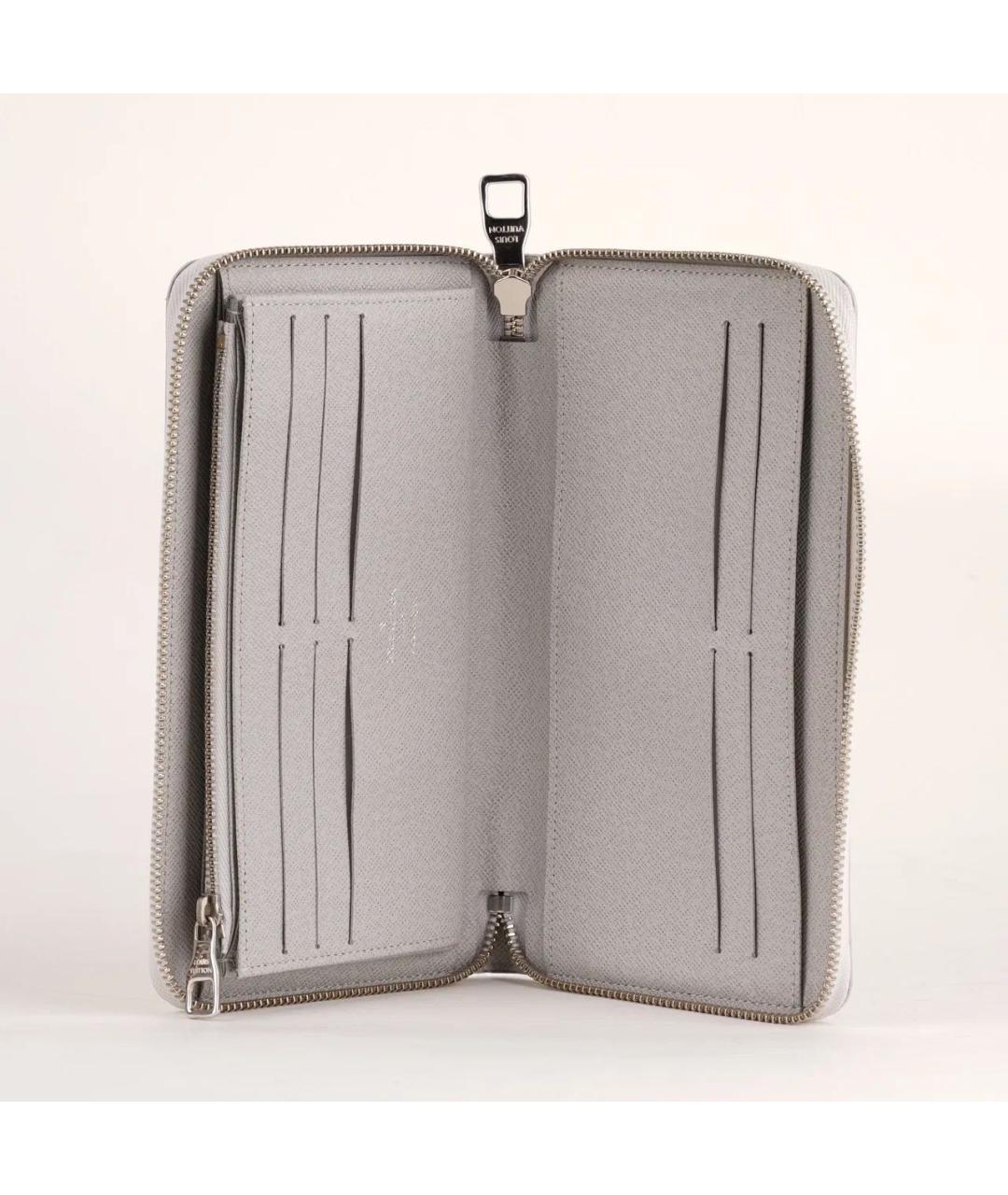 LOUIS VUITTON Белый кожаный кошелек, фото 8